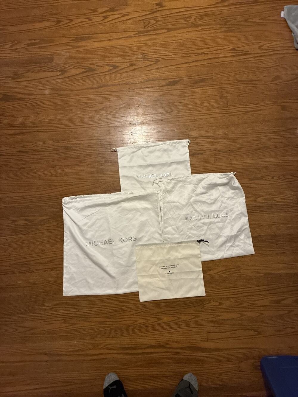 Multi-Brand handbag dust bags lot White Womens